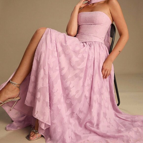 Purple Elegant Women's Princess Dress - Picture 5 of 7